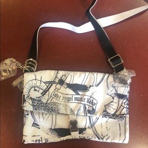 Gwen Stefani lamb for LeSportsac shoulder clutch